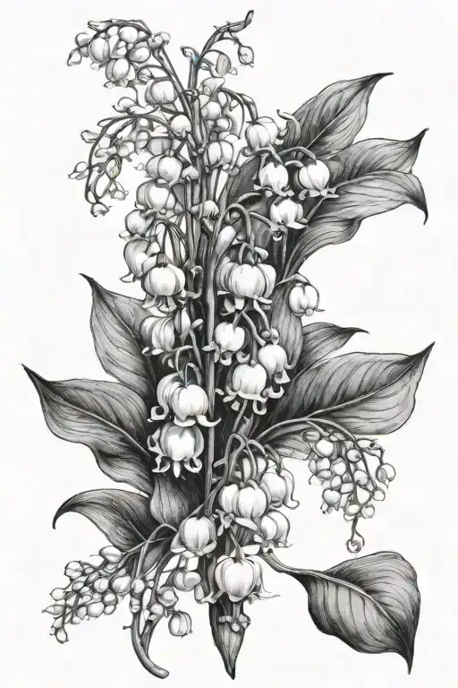 Lily Of The Valley And Howthorne