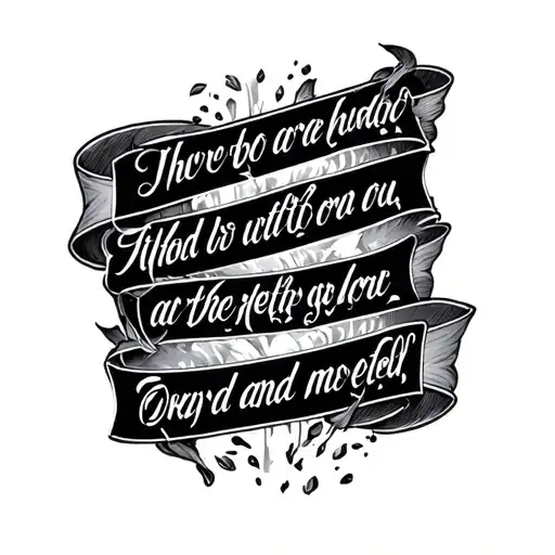 Upper Half Sleeve Tattoo Bible Verse Written