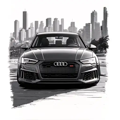 Audi S4 Driving In Seattle