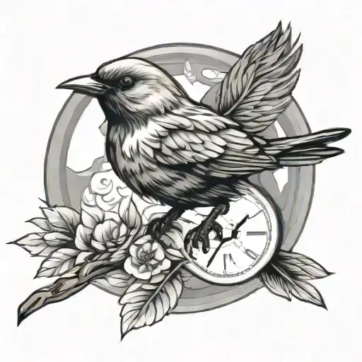 Bird Over Watch Face