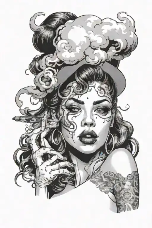 Hot Girl Smoke Coming Out Of Its