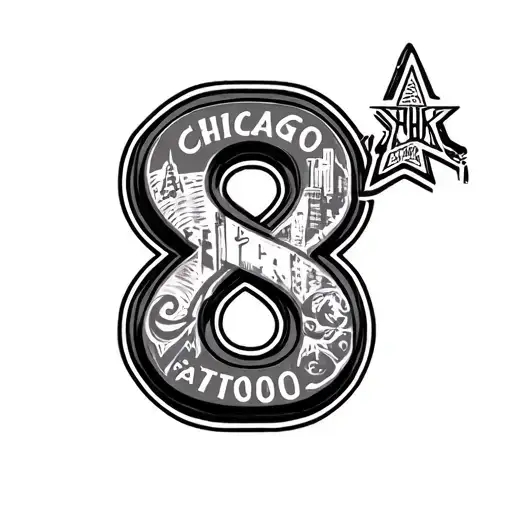 Number 8 With Chicago Star And St Louis