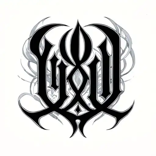 Ambigram Yuli And Cord