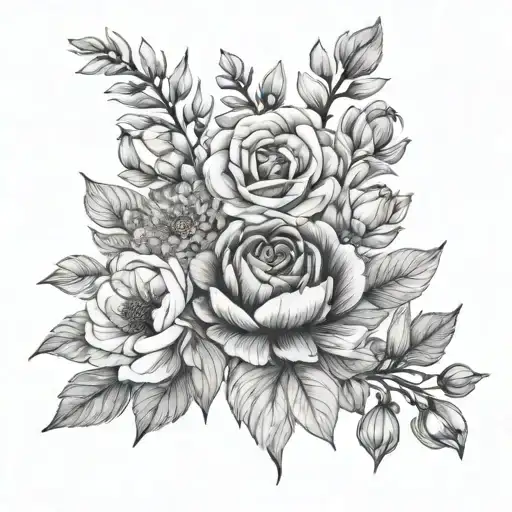 Birth Month Flowers For Family