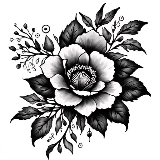 Florale Vertical