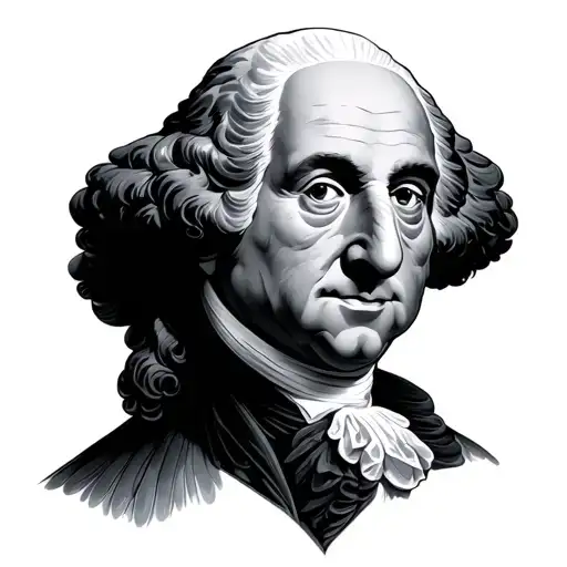 Goose With George Washington Wig Round False Nose