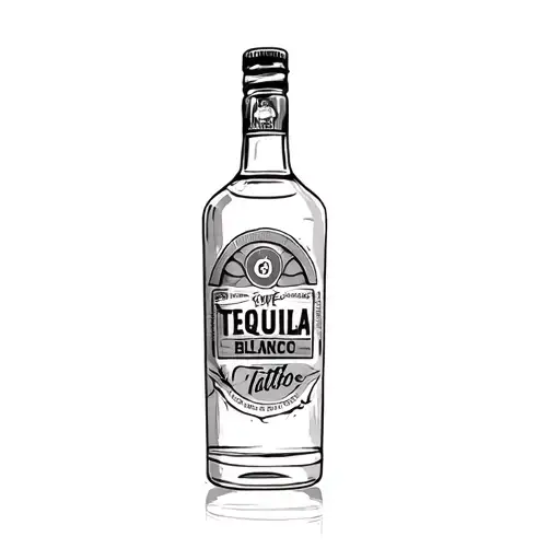 A Bottle Of Tequila Blanco