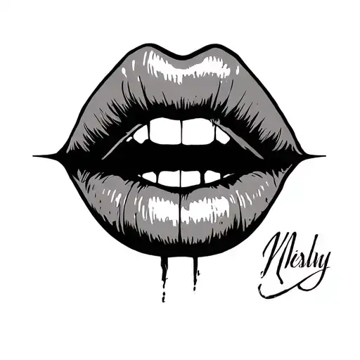 Kiss Tattoo For Men