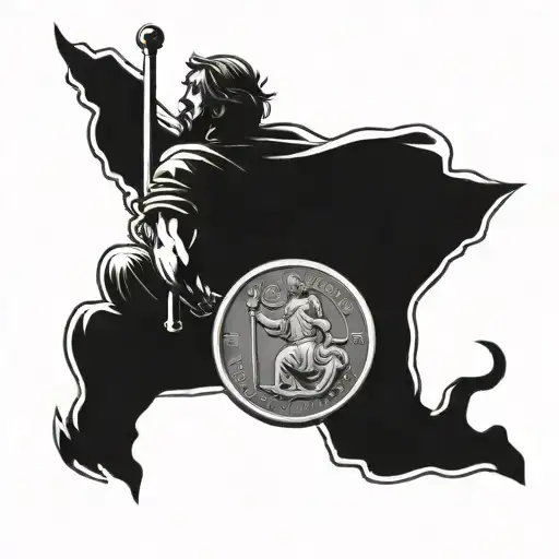 Saint Christopher Coin