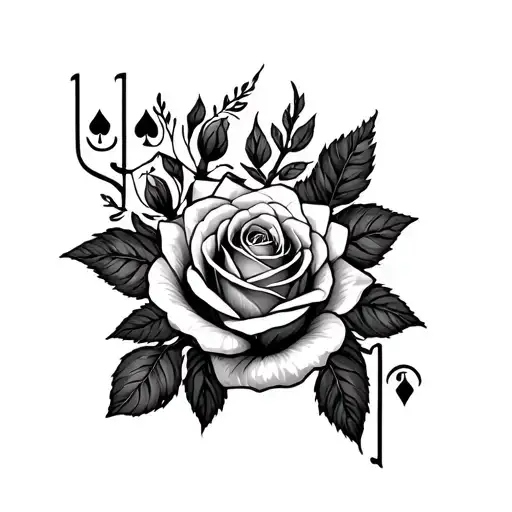Cards And Roses Growing