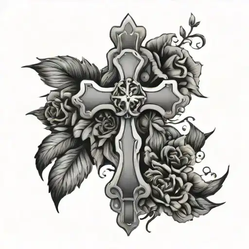 Cross With Dedication For Murdered Brother