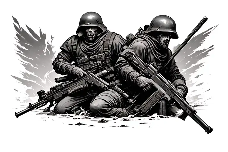 War Scenes Intertwined