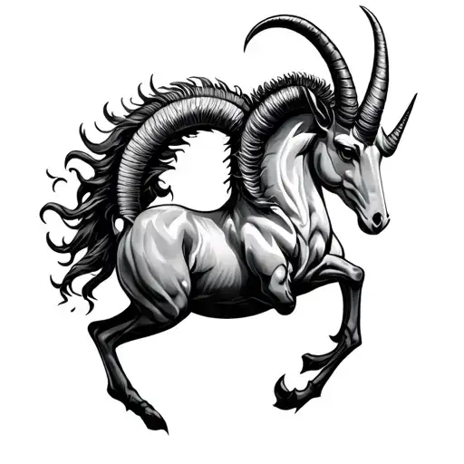 Full Sleeve Capricorn Zodiac Sign