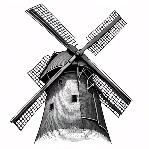 Dutch Windmill Tower