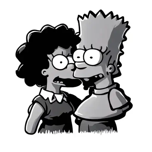 Bart And Lisa Simpson