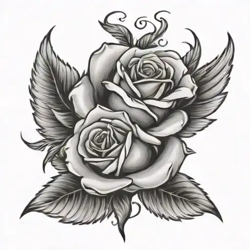 Rose And Wings