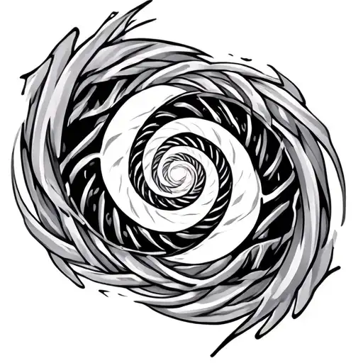 Fibonacci Spiral Intertwined With Spirit