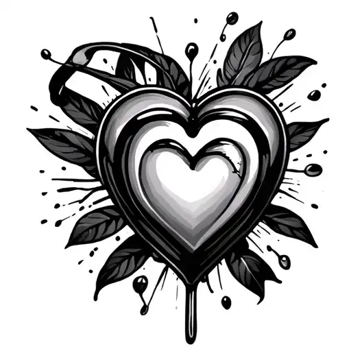 Heart Tattoo Glasses