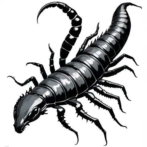 Centipede On Elbow Spiraling Polygons