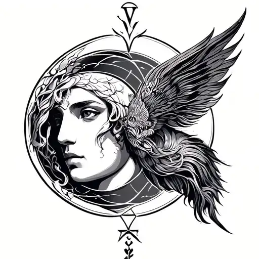 Gemini And Verseau Zodiac Symbol