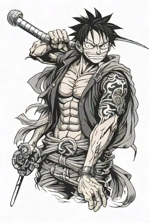 Luffy One Piece With Zoro One Piece