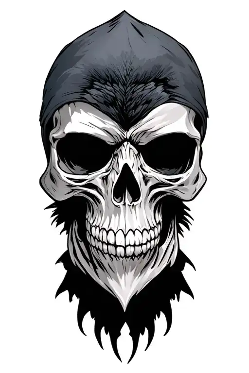 Skull Crow Reaper
