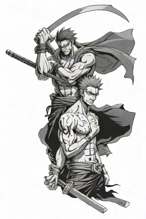 Lift And Zoro One Piece