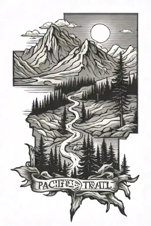 Pacific Crest Trail Leading