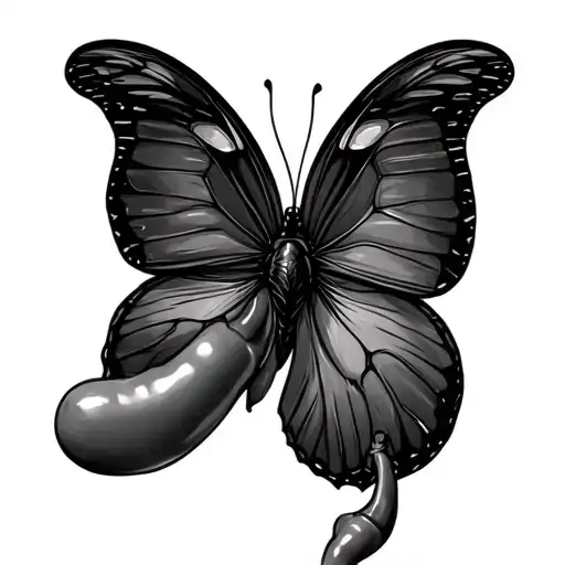 Butterfly On Top Chilli Pepper