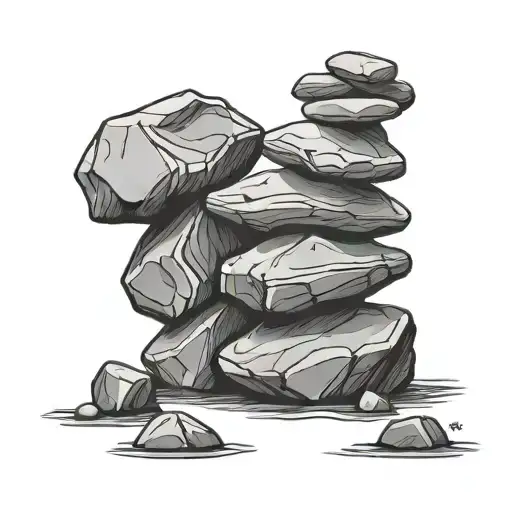 5 Stacked Rocks