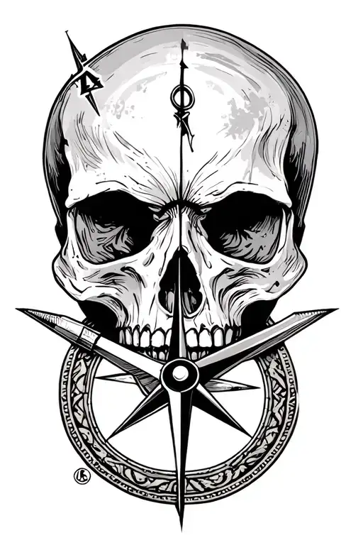 Skull And Compass