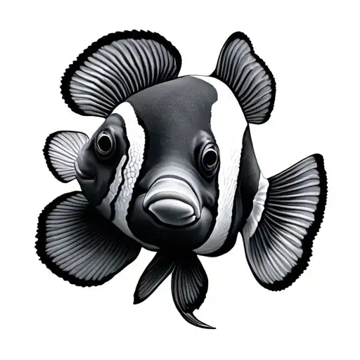 Realistic Clownfish Swimming