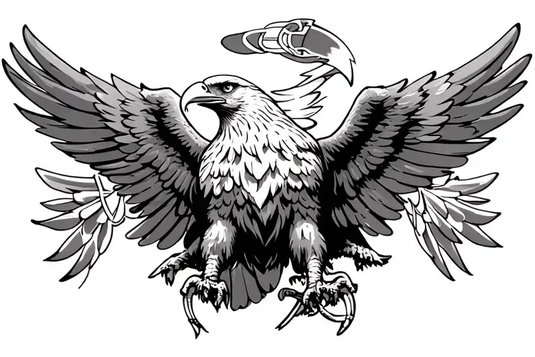 Eagle And Band