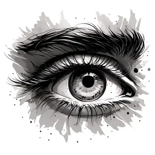 Hores Eye Looking