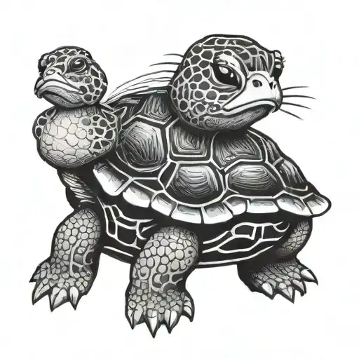 Turtle Bunny Duck Holding