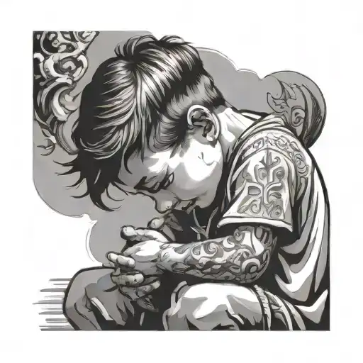 Boy Praying
