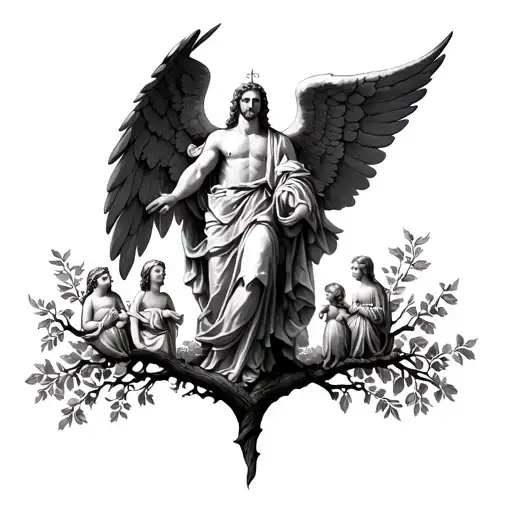 St Michael Archangel And Family Tree