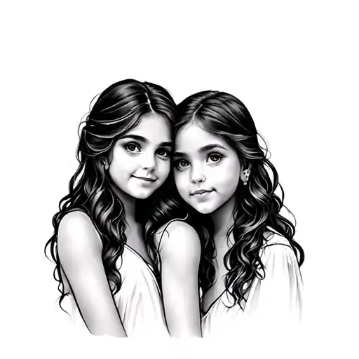 Mother And 2 Daughters