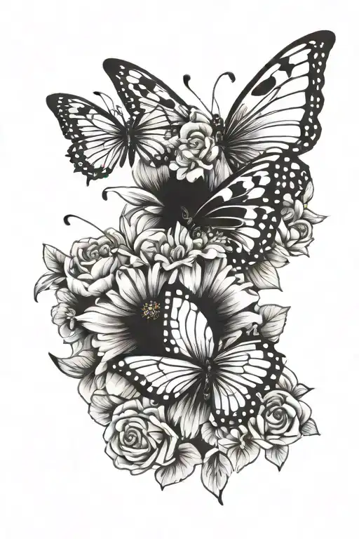 A Butterfly And Hello Kitty