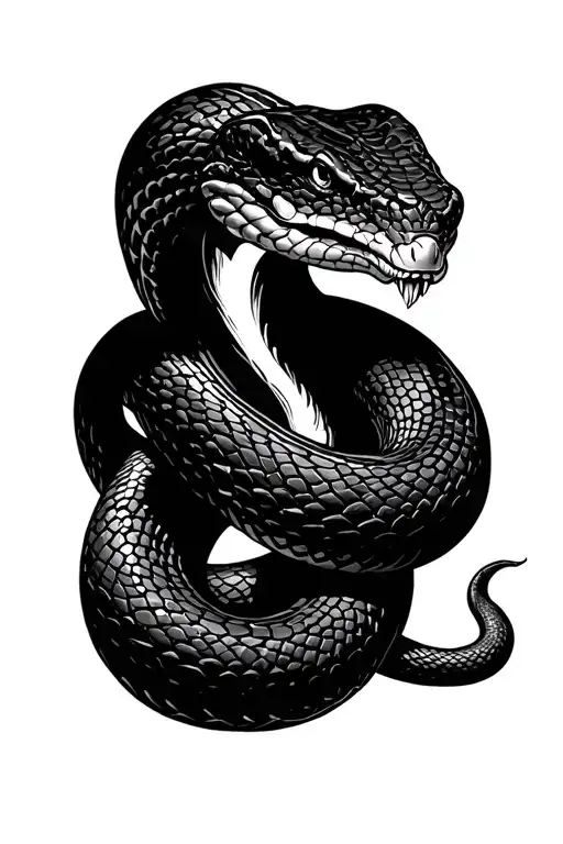 Snake Eating Its Own Tail