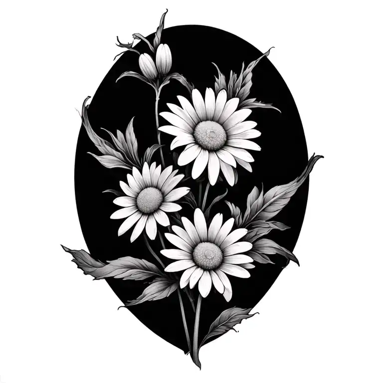 Daisy And Jonquil Intertwined