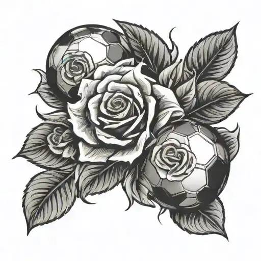 Cross Soccer Roses