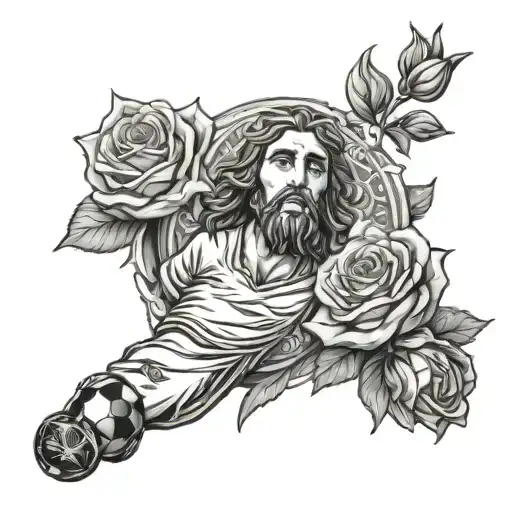 Jesus Soccer Roses