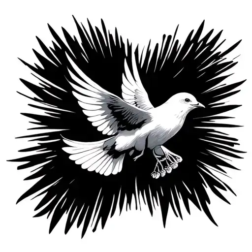 Dove Flys Away He Was Strong And Kind