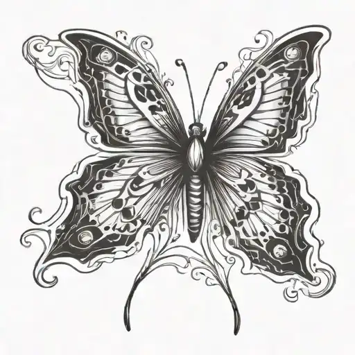 Butterfly Flying