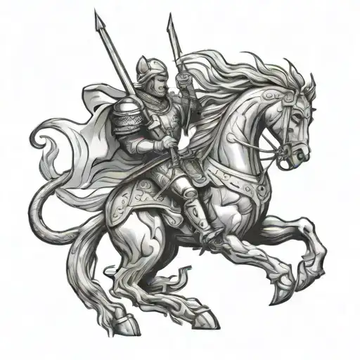 Saint George And The Dragon Art Representation