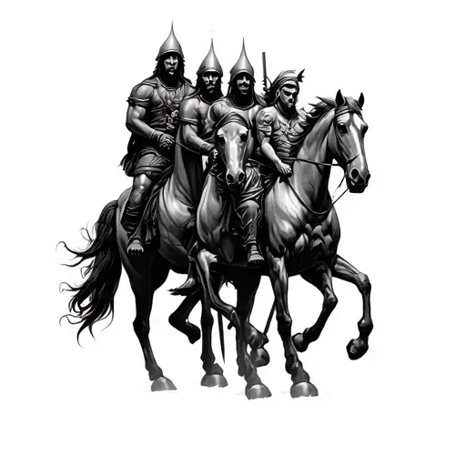 Four Horsemen Of The Apocalypse Sleeve