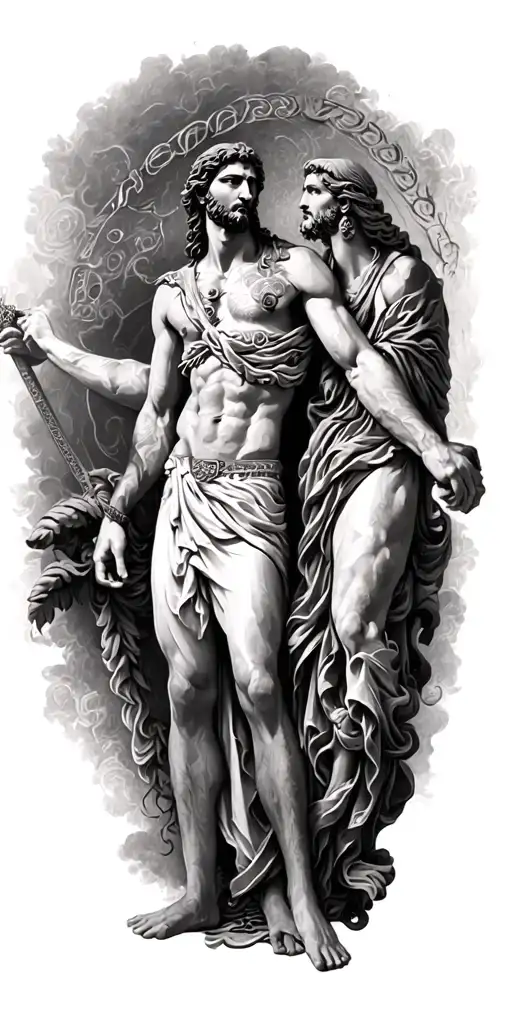 Greek Gods Full Arm Sleeve