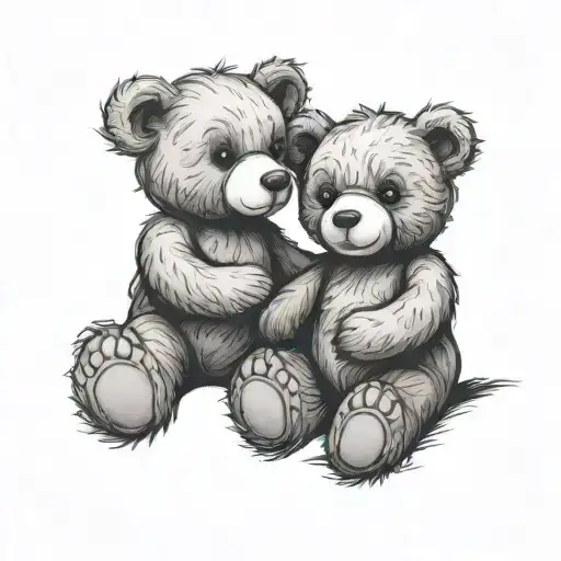 2 Teddy Bears