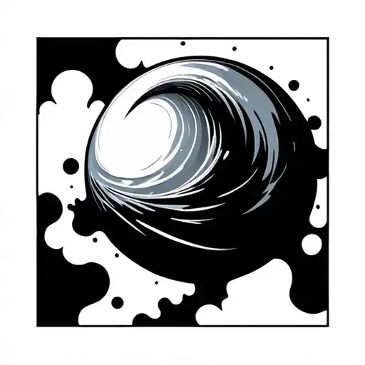 Minimalist Wave In A Ball